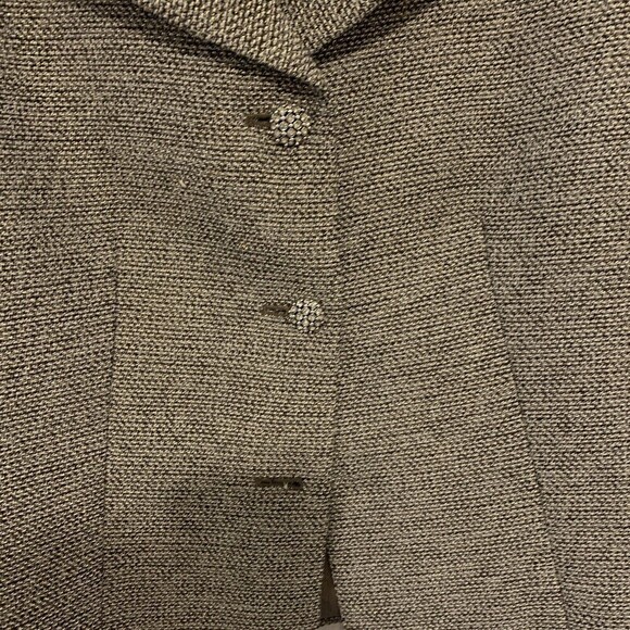 KASPER Womens Plus Size 14 Multicolor Textured Embellished Blazer Jacket - Picture 3 of 7